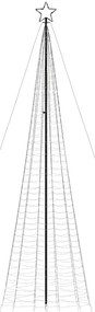 kék LED karácsonyfa tüskékkel 1534 LED 500 cm