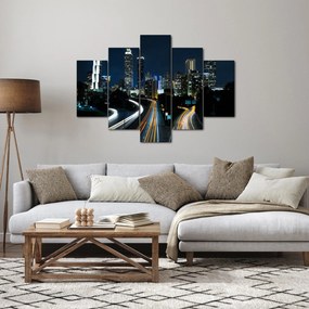 Éjszakai metropolisz képe (150x105 cm)