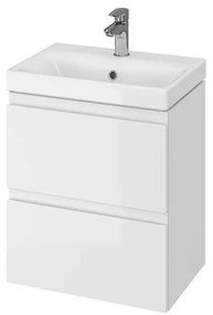 Cersanit S801-229-DSM - MODUO SLIM falra szerelhető fürdőszobaszekrény mosdóval, fehér