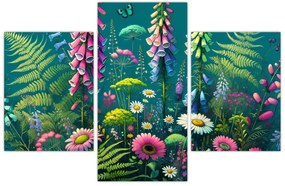 Kép - Mezei virágok (90x60 cm)