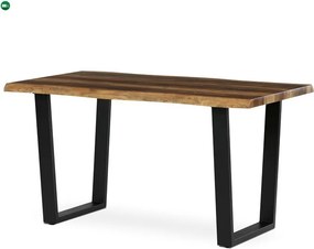 Étkezőasztal 140×80 cm, MDF, Old Wood. HT-F4214 OLW