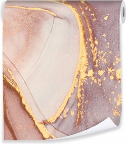 Márvány Tapéta Utánzat Arany Fali Tapéta Tekercsben A Nappali Hálószobába