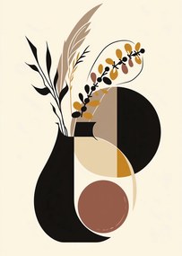 Poszter 67,5x95cm Színek a kertben