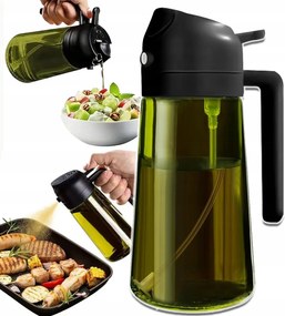 Konyhai Olajmosó Spray Üveg Adagoló Nyéllel Nagy