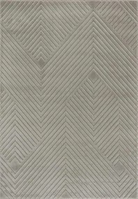 Szürke szőnyeg nappaliba ,modern halszálka mintás kivágott 120x160cm