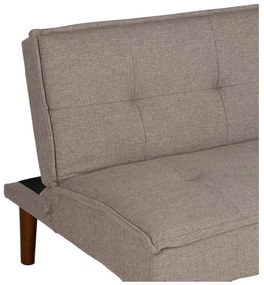 Szürkésbézs zsenília kinyitható kanapé 181 cm – Ixia