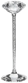 Ezüst gyertyatartó 23 cm KOFI SLIM Beliani