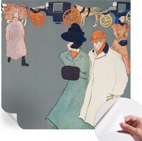 Mosható öntapadós fotótapéta étkezőbe Hintó ruhák 250x250 cm