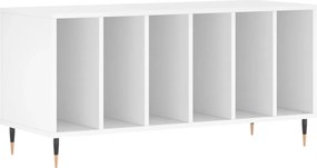 vidaXL fehér szerelt fa hanglemezszekrény 100 x 38 x 48 cm