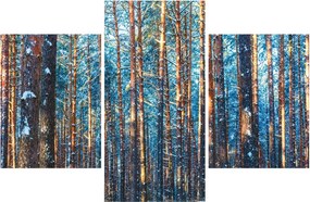 Kép - téli erdő (90x60 cm)