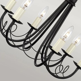 Elstead Lighting MINSTER MN6-BLACK Csillár 6x60W/E14