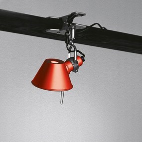 Artemide Tolomeo Micro Pinza červená designové clipové svítidlo E14