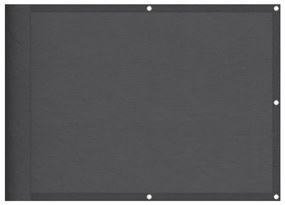 antracitszürke 100% oxford poliészter erkélyparaván 75 x 800 cm