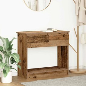 antik fa konzolasztal fiókokkal 85,5x38,5x74,5 cm