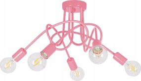 Mennyezeti függőlámpa gyerek csillár Pasti Rózsaszín