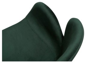 Zöld kárpitozott karfás étkezőfotel Gaia – DAN-FORM Denmark