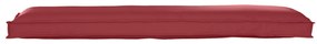 Raklap párna készlet 2 pcs bordó 150 x 40 x 8 cm Oxford szövet