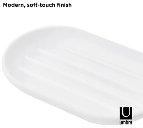 Fehér műanyag szappantartó Touch – Umbra