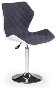 Matrix bárszék, szürke / fehér