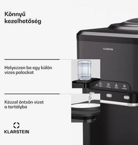 Klarstein Aqueous, jégkocka készítő 3 az 1-ben, jégkocka, 20 kg/24 h, vízadagoló: hideg és meleg