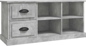 vidaXL betonszürke szerelt fa TV-szekrény 102 x 35,5 x47,5 cm