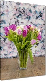 Vászonkép 80x120 Tulipán csokor Virágok