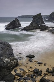 Poszter 20x30cm Bedruthan Steps Cornwall tengerpart 3, Assaf Frank