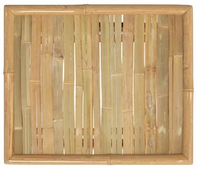 bambusz kerti asztal 65 x 55 x 30 cm