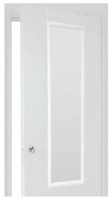 5five - Ajtóra akasztható tükör MATCHING 125x35 cm fekete