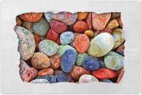Poszterek 90x60 Színes kövek