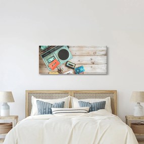 Kép - retro rádió (120x50 cm)