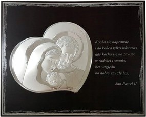 Szent Család kép panelen felirattal 25x20