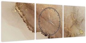 Kép - Arany csillogás (órával) (90x30 cm)