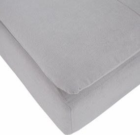 Ülőgarnitúra, világosszürke/púderrózsaszín, szövet, jobbos, BRATO