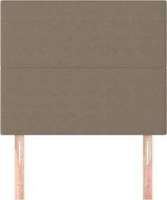 bézs színű szövet fejtámla 100 x 5 x 118/128 cm