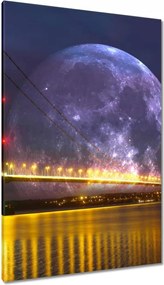 Vászonkép 80x120 Méltóságteljes hold híd