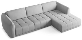 Világosszürke sarokkanapé (jobb oldali) Hoku – Makamii