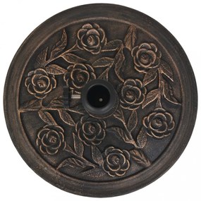 kör alakú, bronz színű gyanta napernyő talp 9 kg