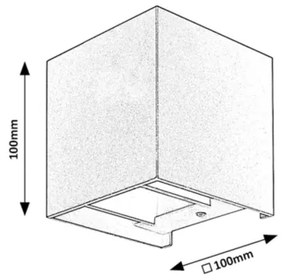 Rabalux 7397 - Kültéri fali lámpa SOLIN 1xG9/42W/230V IP54 fehér