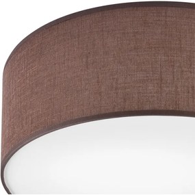 SIRJA mennyezeti lámpa 1xE27/60W/230V, 35 cm átmérő, barna