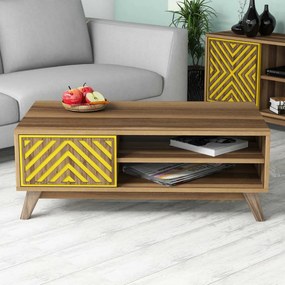 Inci - Walnut, Yellow