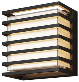 MAYTONI O020WL-L10B3K DOWNING STREET Modern Kültéri Fali Lámpa Fekete LED IP65