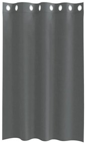 2 db sötétszürke fátyolfüggönyök rojtokkal 140x175 cm