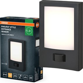 Kerti fali lámpa Led alkonyati mozgásérzékelő 13W 3000K IP44 Endura