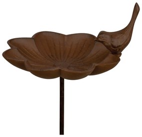 Madár figurás öntöttvas álló madáretető, magasság 91 cm - Esschert Design