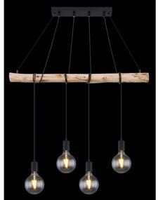 Globo 15439-4 - Csillár zsinóron AUSTON 4xE27/60W/230V