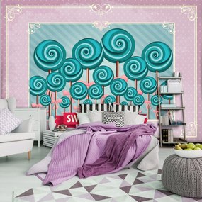 Fotótapéta - Sweet Pin Up Lollies (152,5x104 cm)