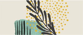Kép - Absztrakt lapok N⁰3 (120x50 cm)