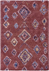 Barna szőnyeg nappaliba, Shaggy sűrű 160x230 cm