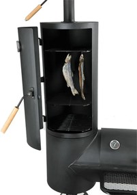 LOKOMOTIVA AVENBERG BBQ MASTER Kerti grill füstölővel